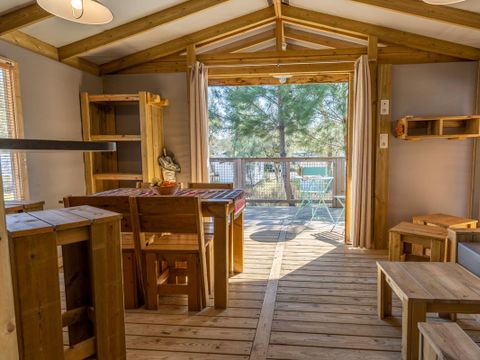 TENTE TOILE ET BOIS 5 personnes - SAFARI Lodge 5 pers