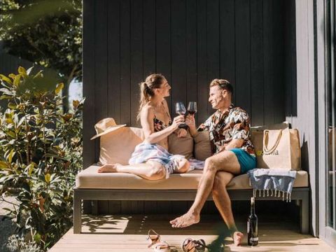 Tente en toile et en bois 4 personnes - Woody