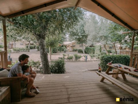 Tente en toile et en bois 4 personnes - Woody