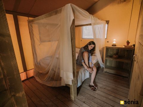 Tente en toile et en bois 4 personnes - Woody