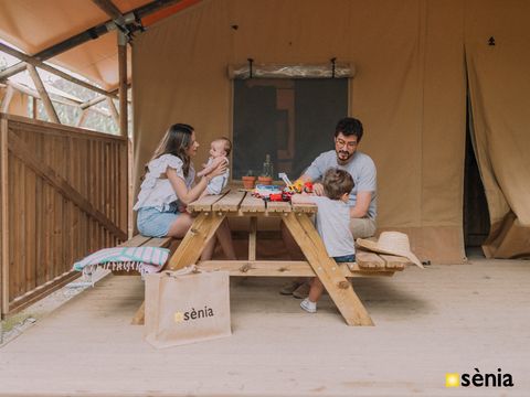 Tente en toile et en bois 4 personnes - Woody