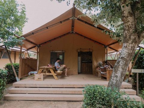 Tente en toile et en bois 4 personnes - Woody