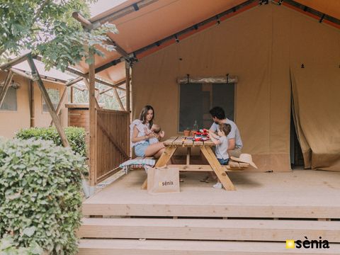 Tente en toile et en bois 4 personnes - Woody