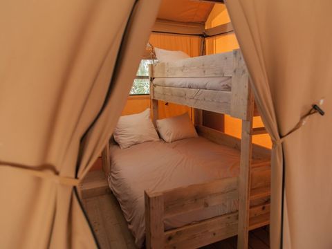 TENTE TOILE ET BOIS 5 personnes - SAFARI