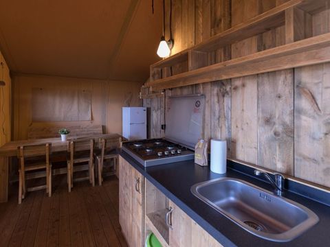 TENTE TOILE ET BOIS 5 personnes - SAFARI