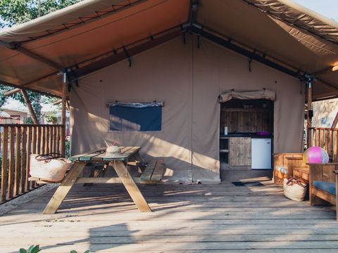 TENTE TOILE ET BOIS 5 personnes - SAFARI