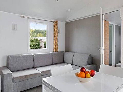 MOBILHOME 6 personnes - Mobil-home | Premium | 3 Ch. | 6 Pers. | Terrasse surélevée | 2 SDB | Clim.
