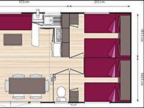 MOBILHOME 6 personnes - FIDJI