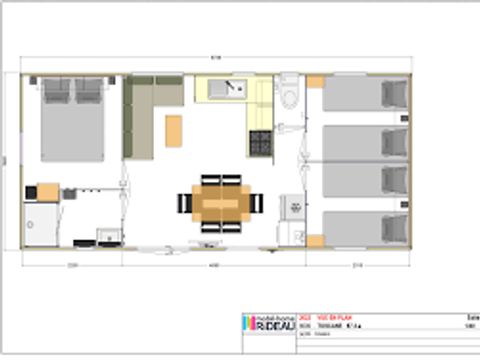 MOBILHOME 6 personnes - TOSCANE