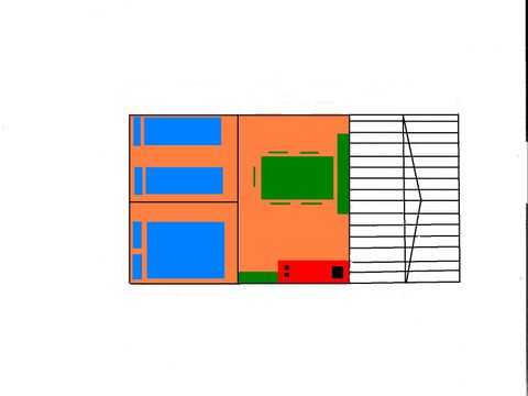 TENTE TOILE ET BOIS 5 personnes - AMAZONE (Sans sanitaires)