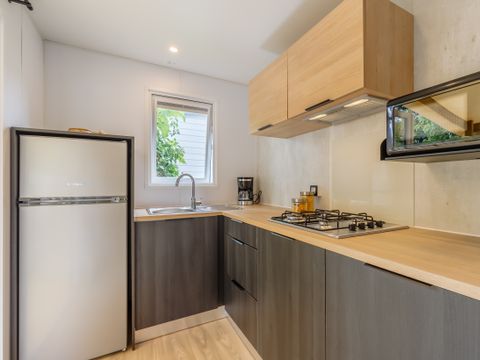 MOBILHOME 4 personnes - Grand Confort 3 Pièces 4 Personnes + TV