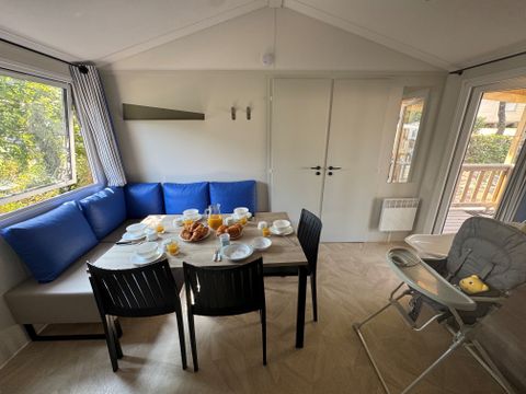 Mobilhome 5 personnes - "CONFORT FAMILLE" - 2 chambres - CLIM