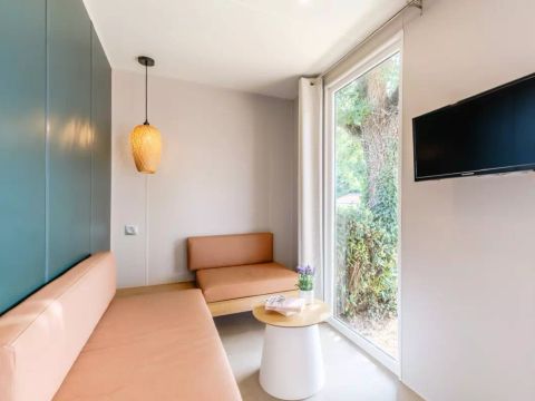 MOBILHOME 6 personnes - Premium 4 Pièces 6 Personnes Climatisé + TV + Jacuzzi