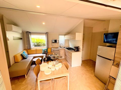 Mobilhome 8 personnes - Excellence 5 Pièces 8 Personnes Climatisé + TV 2sdb