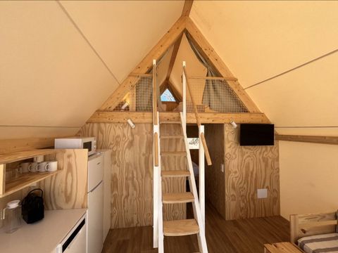 Tente en toile et en bois 5 personnes - Iris