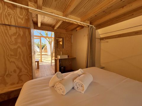 TENTE TOILE ET BOIS 5 personnes - Iris
