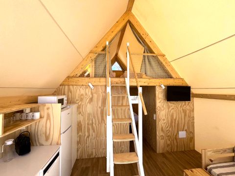 TENTE TOILE ET BOIS 5 personnes - Iris