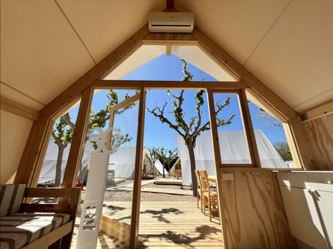 Tente en toile et en bois 5 personnes - Iris