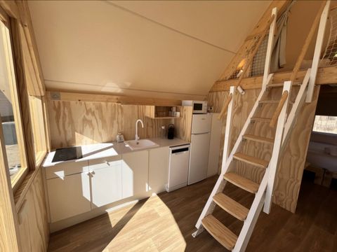 Tente en toile et en bois 5 personnes - Iris