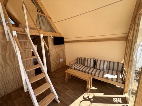 Tente en toile et en bois 5 personnes - Iris