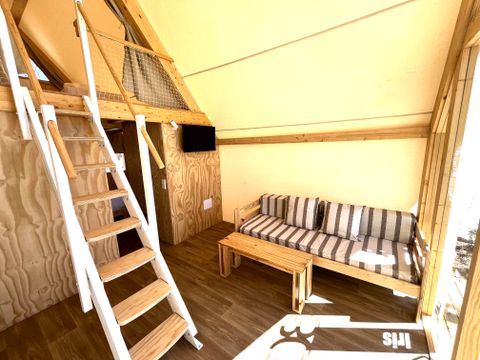 TENTE TOILE ET BOIS 5 personnes - Iris
