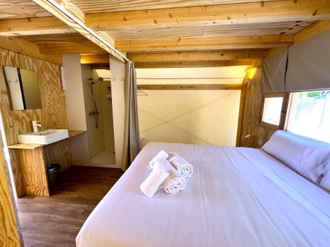 Tente en toile et en bois 5 personnes - Iris
