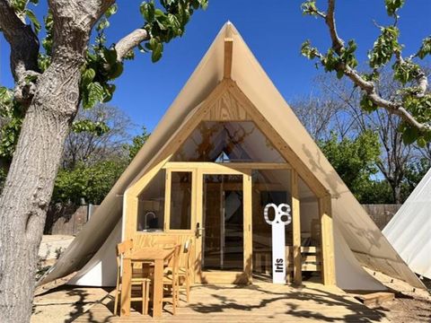 Tente en toile et en bois 5 personnes - Iris