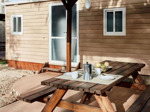 MOBILHOME 4 personnes - Bungalow Standard - CLIM - WIFI - DRAPS - SERVIETTES