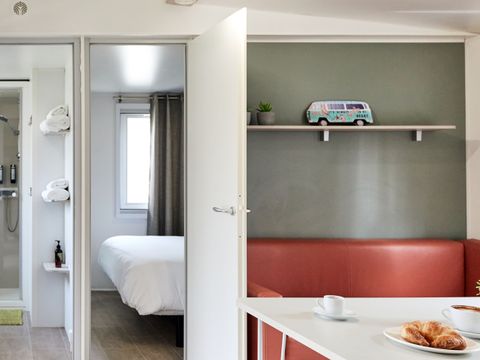 MOBILHOME 4 personnes - Bungalow Supérieur - CLIM - TV - WIFI - DRAPS - SERVIETTES