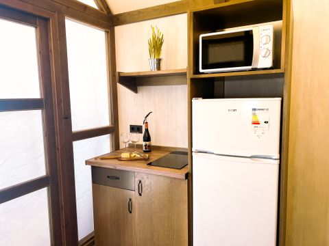 Tente en toile et en bois 2 personnes - Glamping Cabin-Tent Senyoret