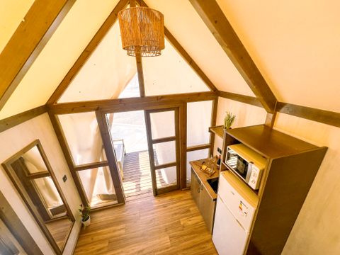 Tente en toile et en bois 2 personnes - Glamping Cabin-Tent Senyoret