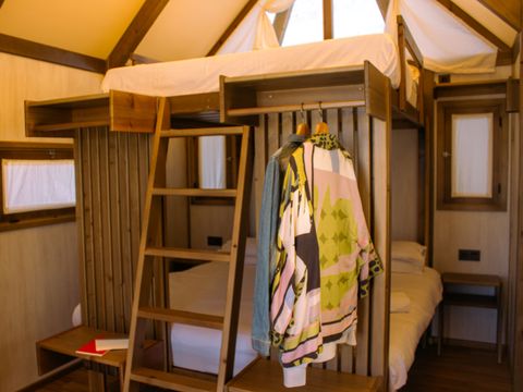 Tente en toile et en bois 2 personnes - Glamping Cabin-Tent Senyoret