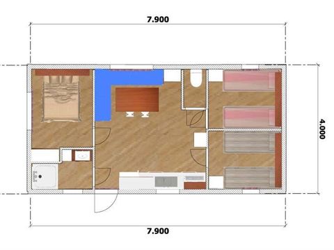 MOBILHOME 2 personnes - Confort Daurada