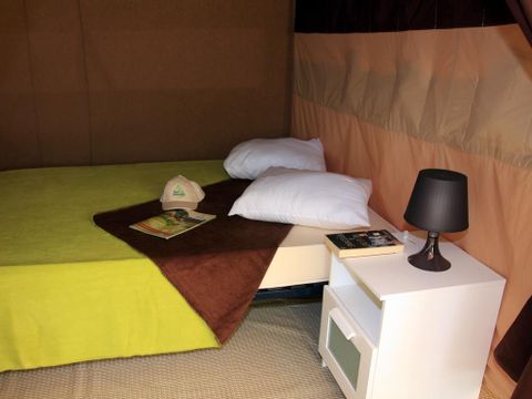 Tente en toile et en bois 4 personnes - Lodge Nature - Sans sanitaires