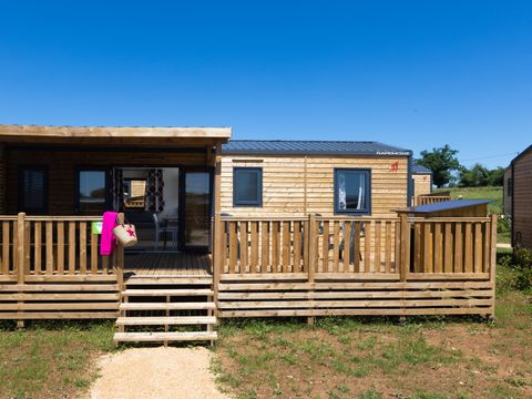 MOBILHOME 4 personnes - Cottage Premium Les P'tits Quercynois 2 ch. - TV - CLIM - LV - 2 SDB
