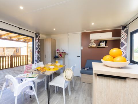 MOBILHOME 4 personnes - Cottage Premium Les P'tits Quercynois 2 ch. - TV - CLIM - LV - 2 SDB