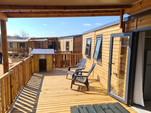 MOBILHOME 4 personnes - Cottage Premium Les P'tits Quercynois 2 ch. - TV - CLIM - LV - 2 SDB