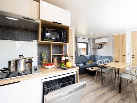 MOBILHOME 10 personnes - Cottage Premium "Route de la noix" 5 ch. - TV - CLIM - LV - 3 SDB