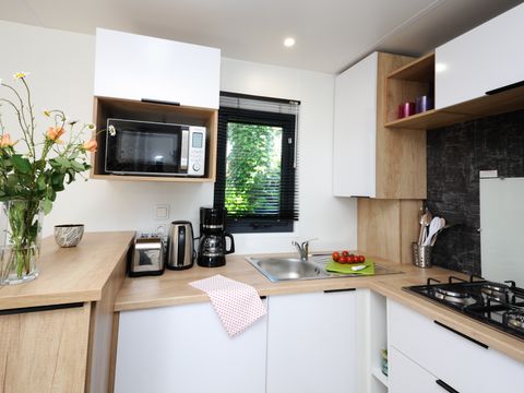 MOBILHOME 6 personnes - R-Home 37m² (3 CH 2 SDB) Terrasse Vue mer