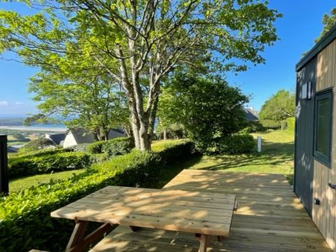 MOBILHOME 6 personnes - R-Home 32m² (3 CH 1 SDB) Terrasse Vue mer