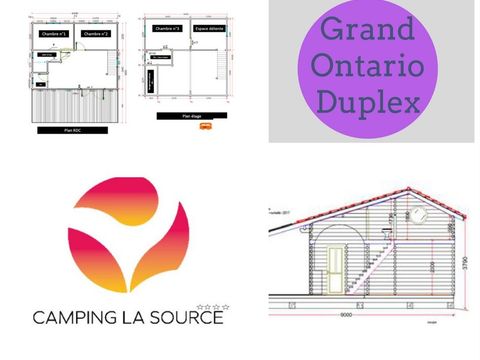 Chalet 6/8 personnes - LUXE - DUPLEX - 3 chambres - 35m2