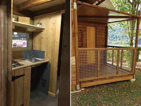 Lodge 4 personnes - CONFORT - AVENTURE - 2 chambres - 4/5pers - 25m2