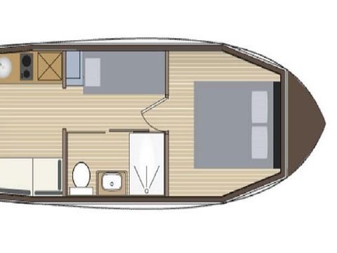 Hébergement 4 personnes - BATEAU DE ROBINSON - 2 chambres - CLIM - 20m2