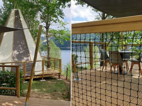 HÉBERGEMENT INSOLITE 5 personnes - TIPI HOME 3ch 5pers - sans sanitaire - 34m2