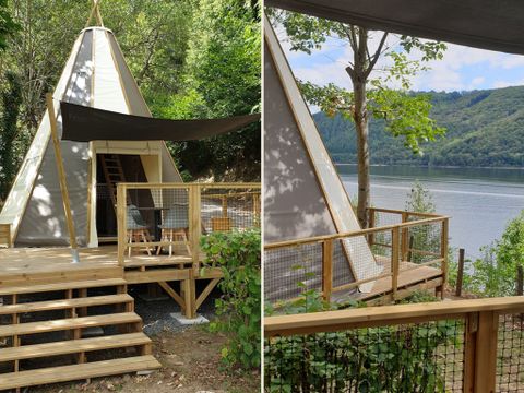 Hébergement 5 personnes - TIPI - HOME - 3 chambres - Sans sanitaire - 34m2