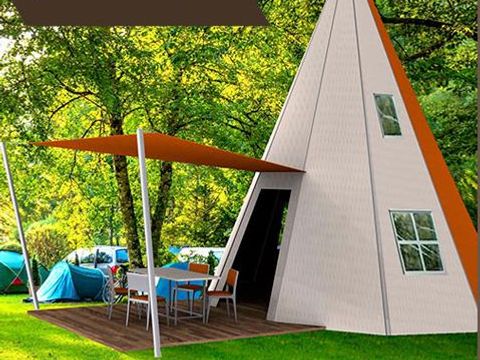 HÉBERGEMENT INSOLITE 5 personnes - TIPI HOME 3ch 5pers - sans sanitaire - 34m2