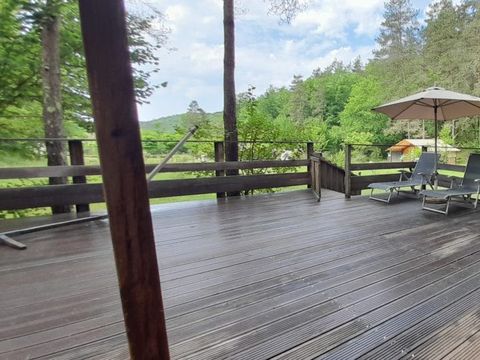 TENTE TOILE ET BOIS 4 personnes - BALI avec Sanitaires