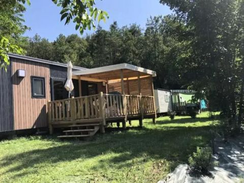 MOBILHOME 4 personnes - Mobil-Home Privilège 3 Pièces 4 Personnes Climatisé + TV