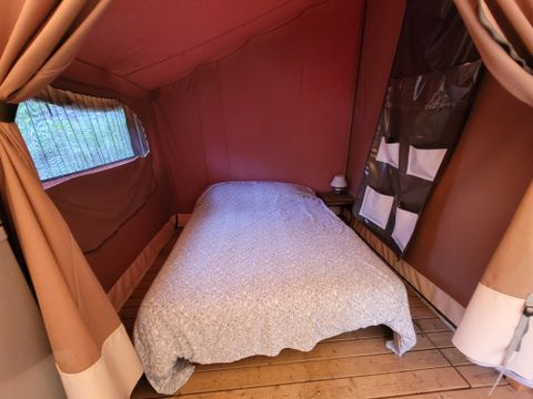 TENTE TOILE ET BOIS 5 personnes - Insolite - Tente Lodge 2 chambres - sans sanitaire -