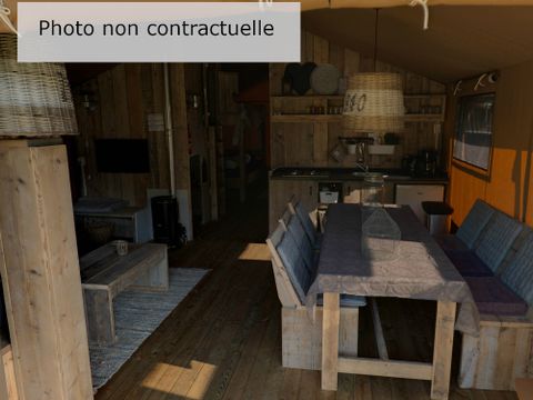 TENTE TOILE ET BOIS 4 personnes - Tente Lodge